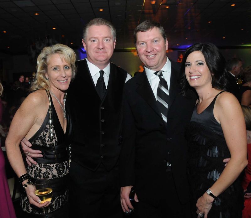 The event chairmen with their wives at the 2012 Winter Gala.  Shown are (l-r) Courtney and Jim Baeurle and Steve and DeeDee Montgomery. SOURCE SUBMITTED